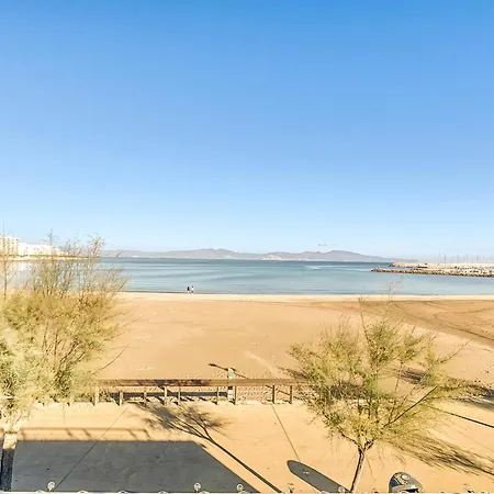 Apto. Vista Mar - Wifi, Piscina, Parking, 1ª Linea De La Playa. - Es-89-130 Apartment